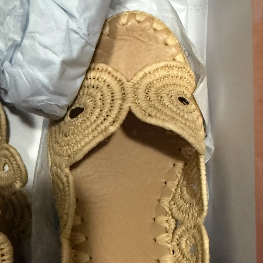 Cream Artisanal Woven Sandals - Picture 5 of 6